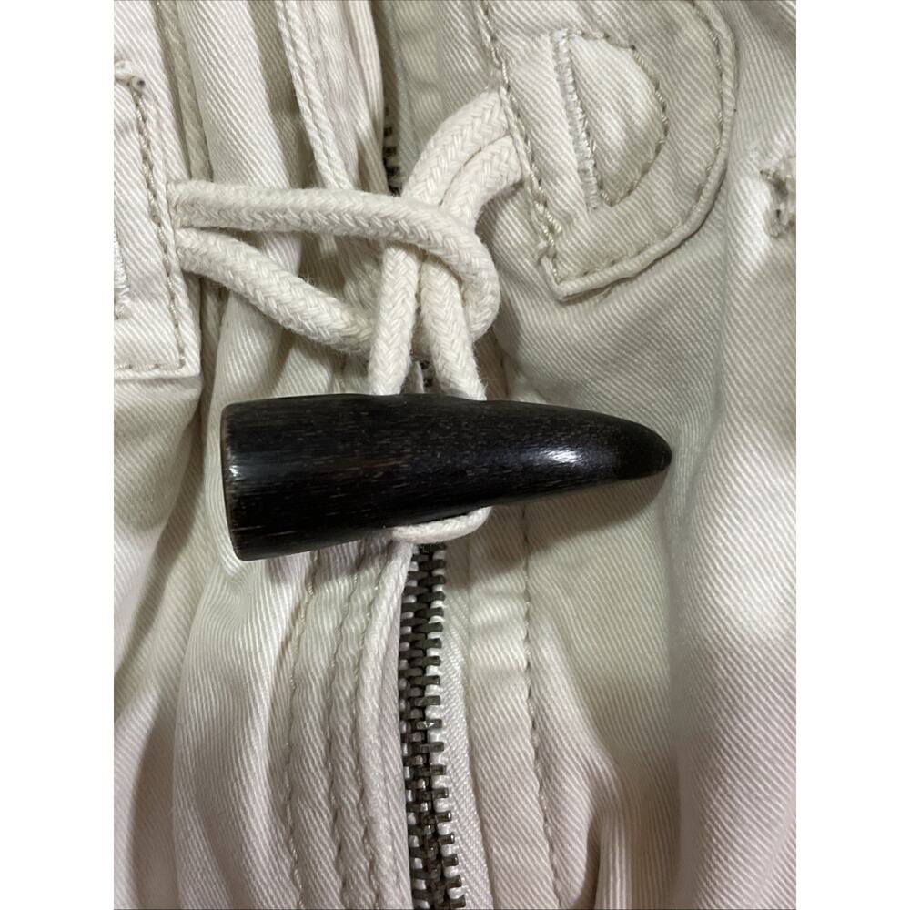 Abercrombie & Fitch Parka Jacket Coat Women’s Medium Lined Faux Fur Trim Hooded - Picture 5 of 16